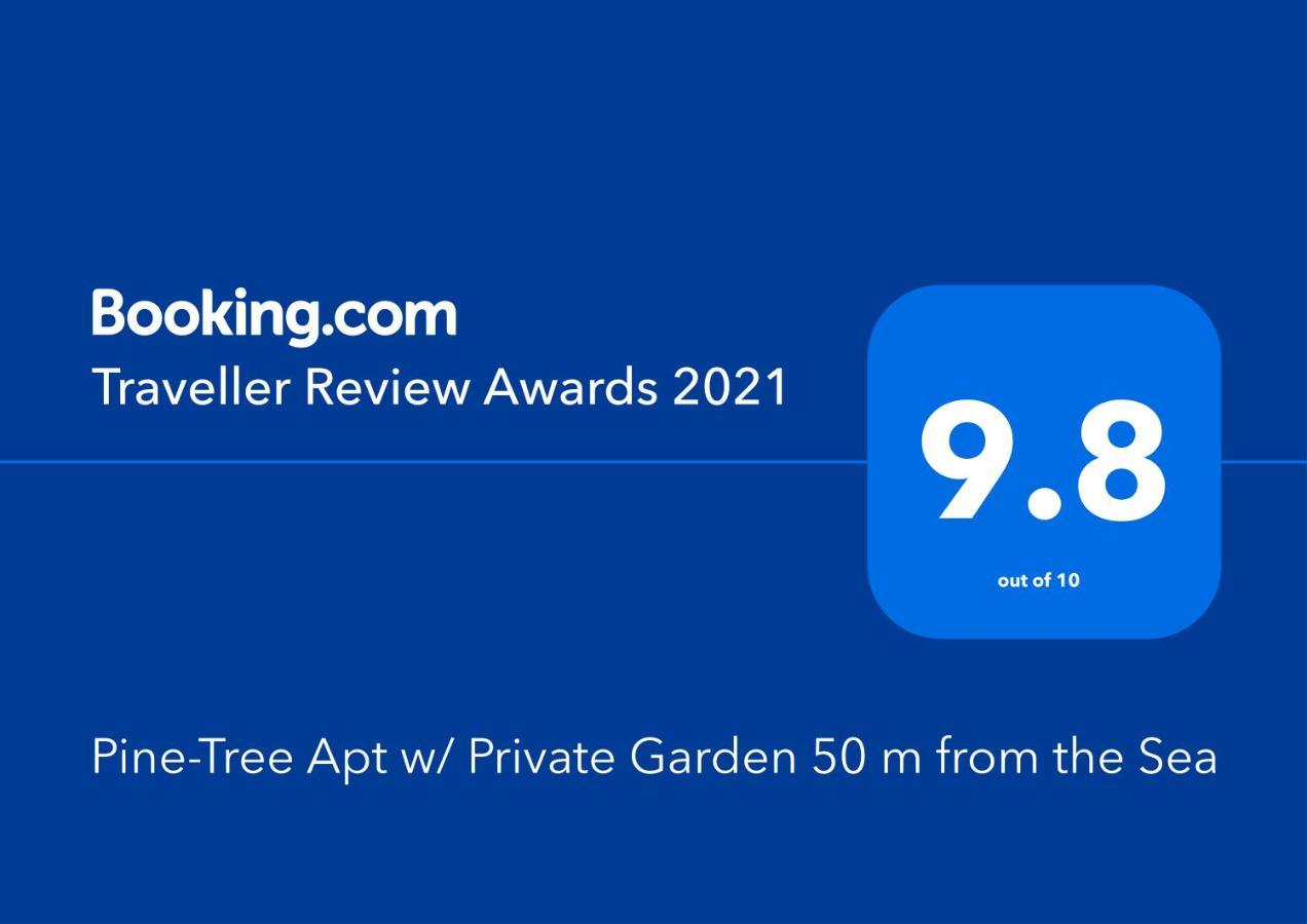 Pine-Tree Apt W/ Private Garden 50 M From The Sea Golem  Luaran gambar